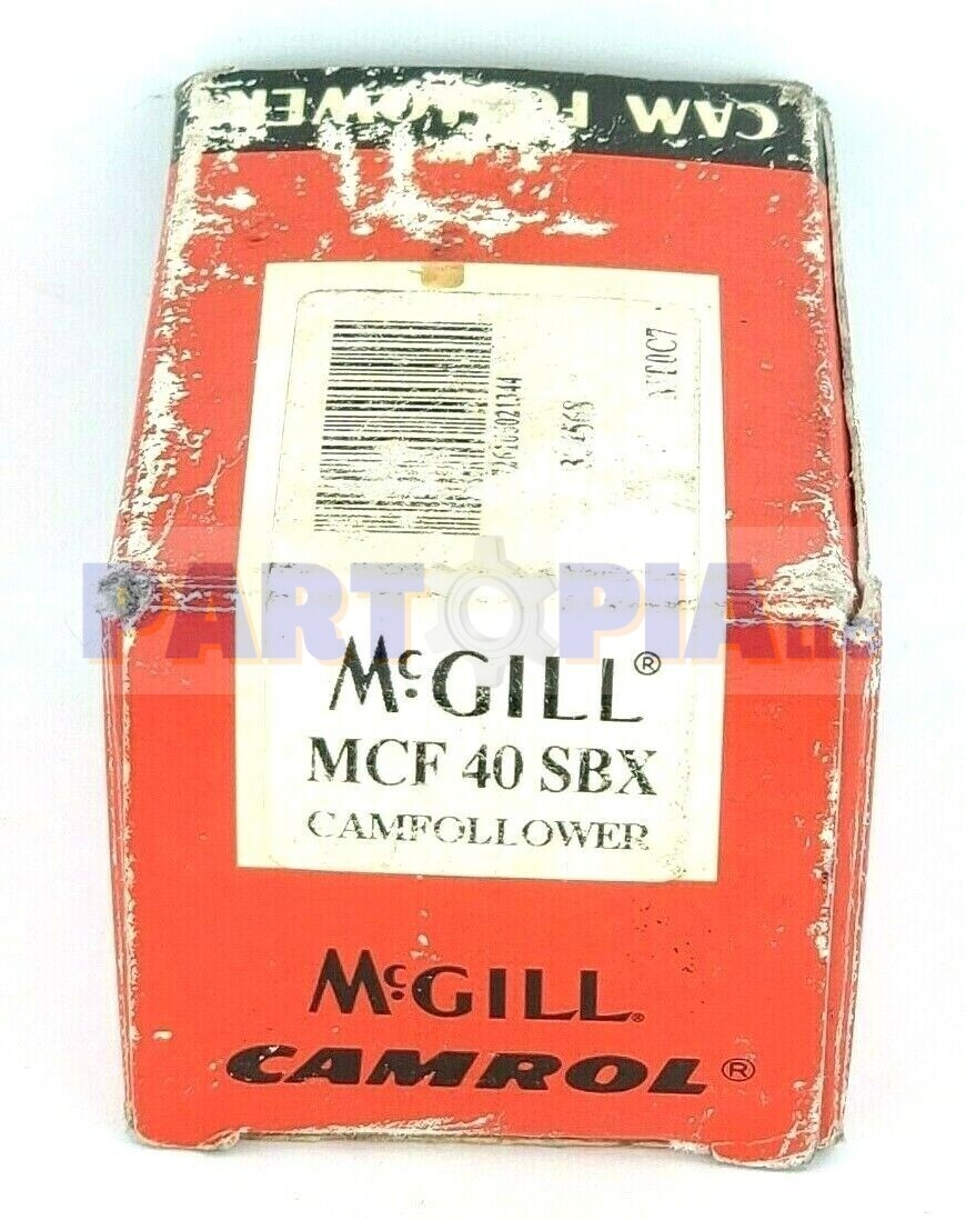 McGill MCF 40 SBX Cam Follower 18.00 x 40.00 x 20.00 mm MCF40SBX LS-Seal NIB