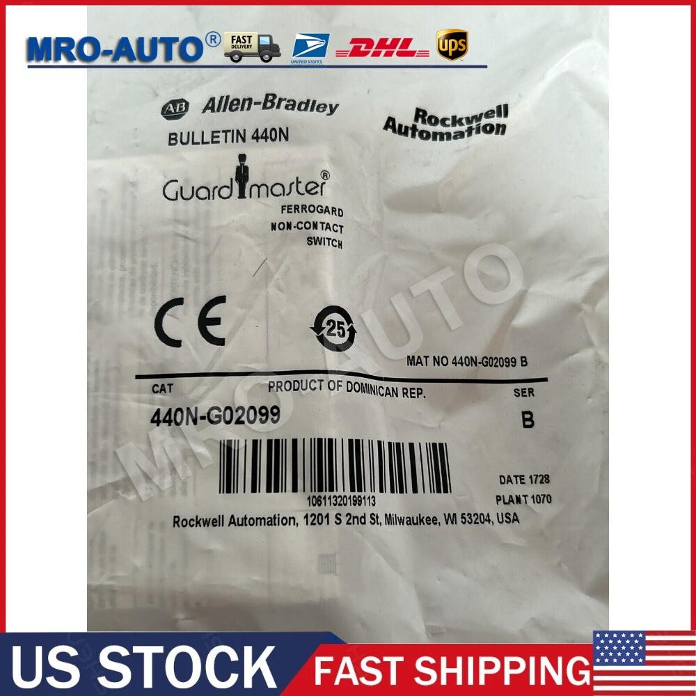 440N-G02099 ALLEN BRADLEY FERROGARD FRS21 RED PLASTIC SWITCH 24VDC US Free Tax