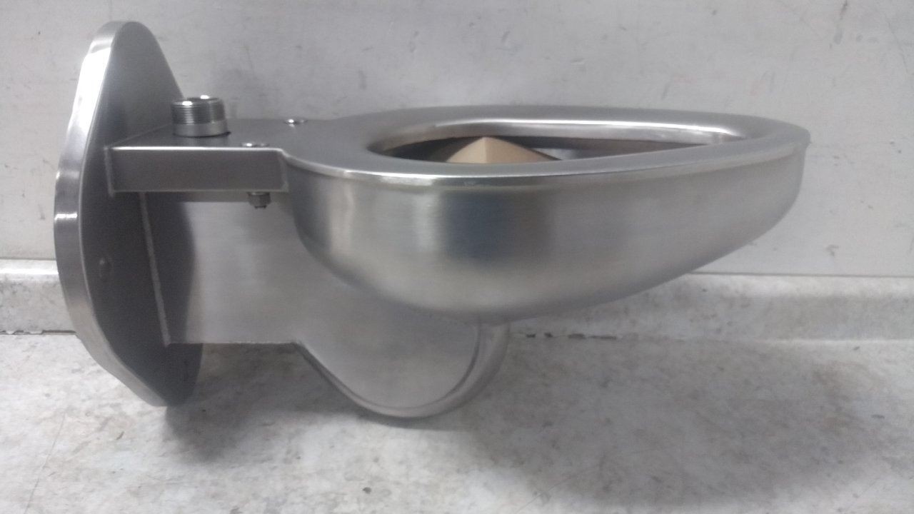 Acorn R2100-T-1 12 In Rough-In 1.28; 1.6; 3.5 GPF Stainless Steel Toilet