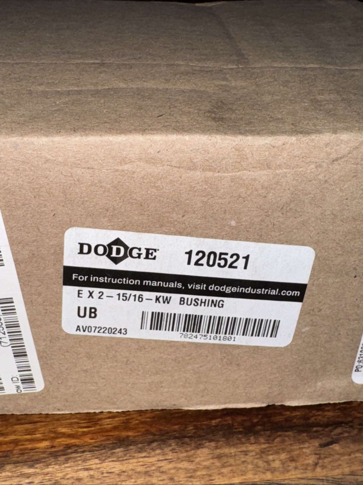 NEW DODGE EX2-15/16 QD BUSHING 2-15/16″ BORE 120521