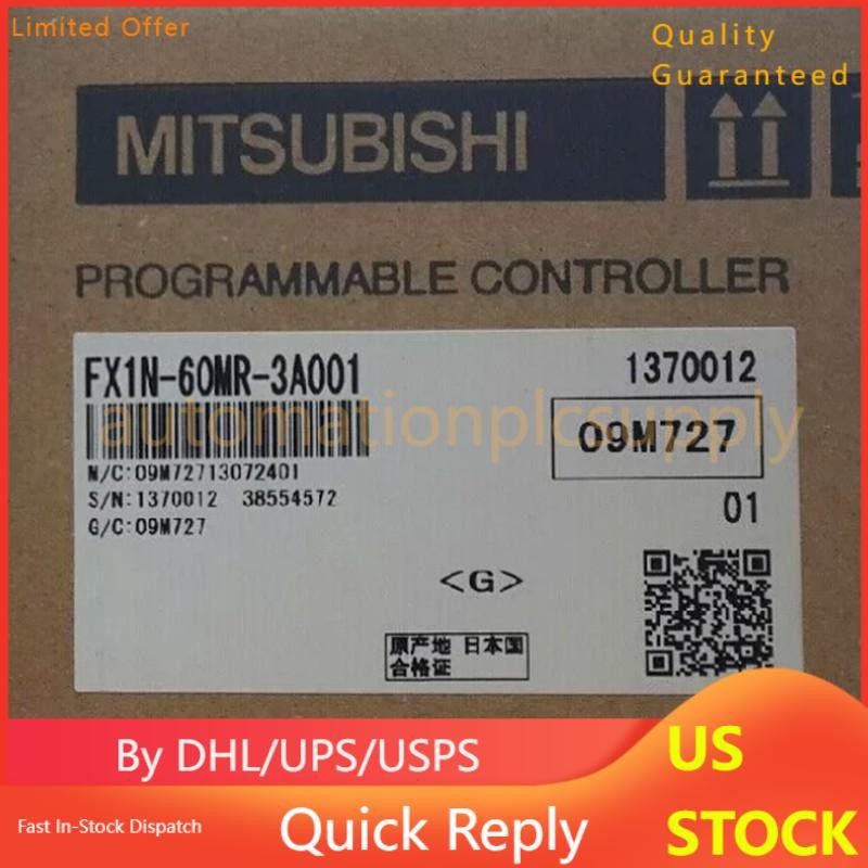 MITSUBISHI 100% Brand New Original FX1N-60MR-3A001 Federal or DHL fast shipping
