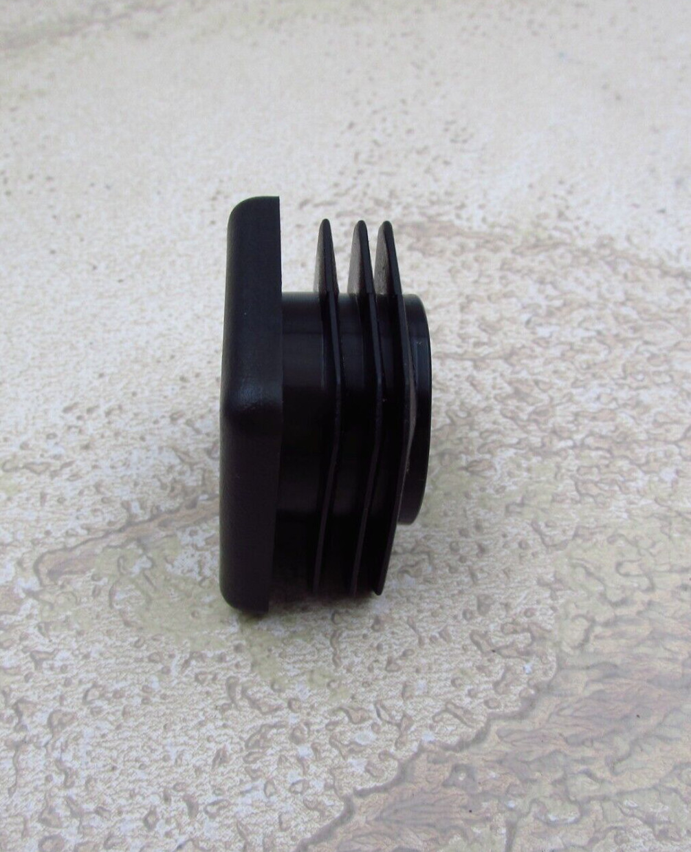 QTY 4 Black 1-1/8″ Inch, 14-20 Gauge Square Tube End Cap Plastic Insert Plugs