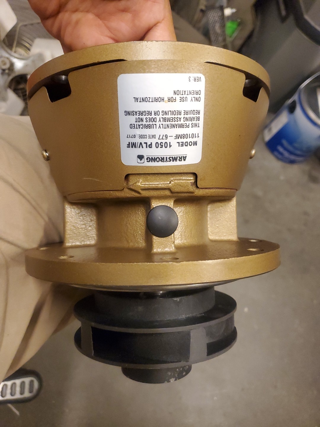 Armstrong Fluid Tech Bearing Assembly w/ Coupler & Impeller