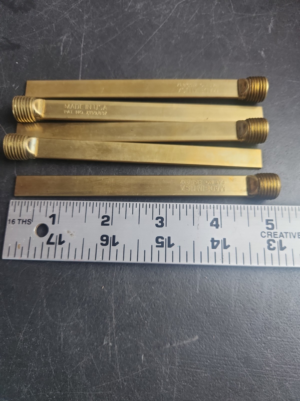 Brass Baffles Plug Part #SB14X5 BAG OF 5 MADE IN USA