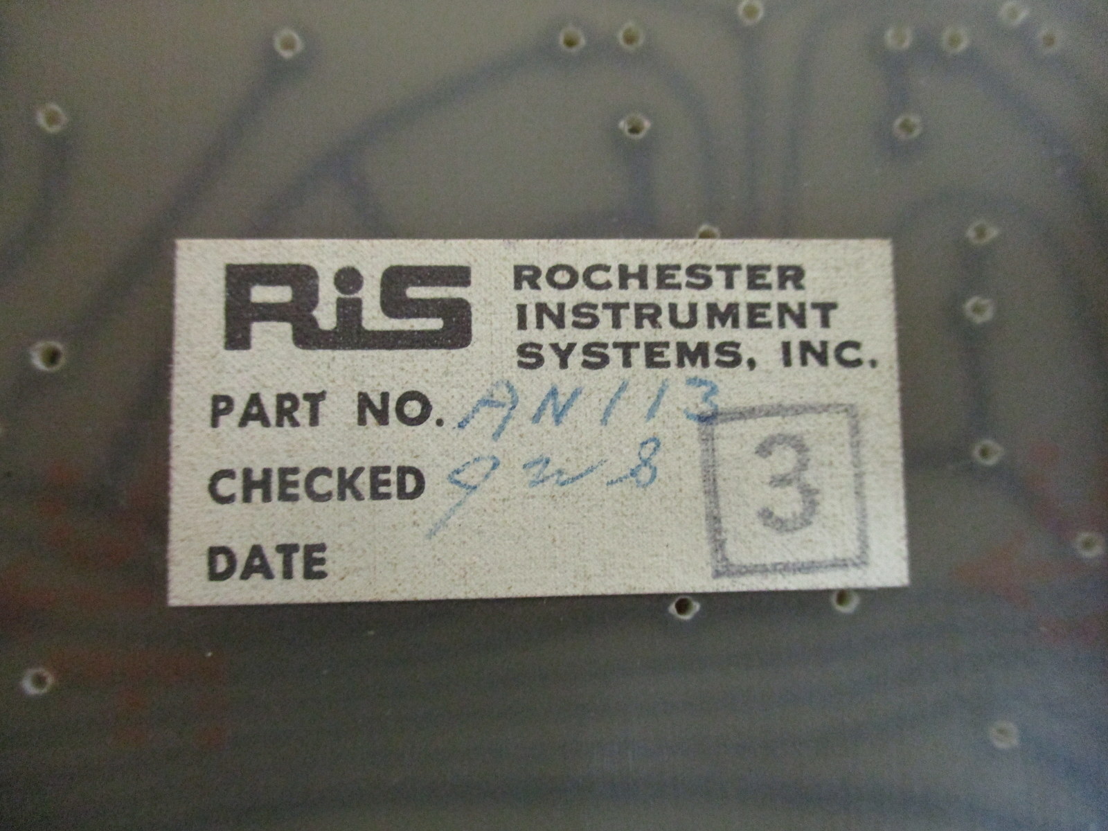 Rochester Instrument Systems AN113 Circuit Board 1000-398