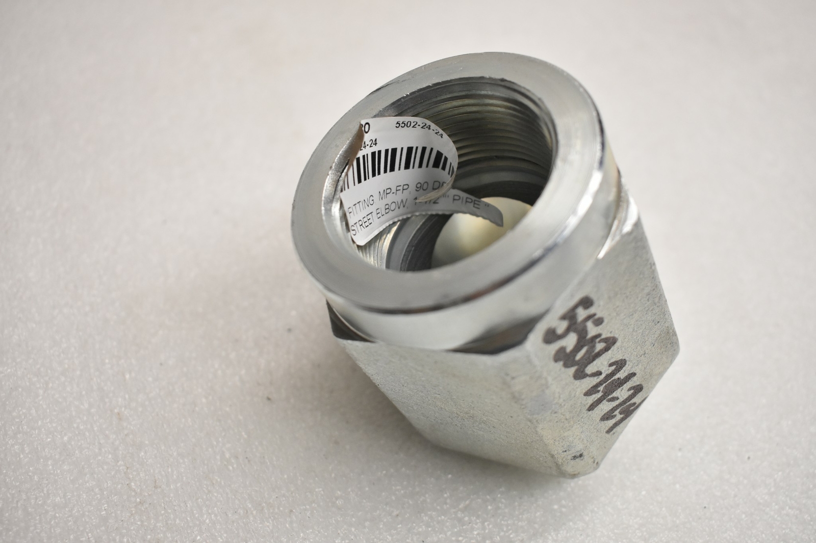 5502-24-24-FG 90° Elbow – 1-1/2″ Male Pipe Ridgid x 1-1/2″ Female Pipe Ridgid