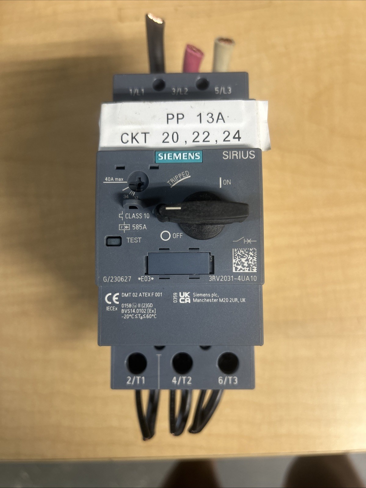 Siemens Sirius 3RV2031-4UA10