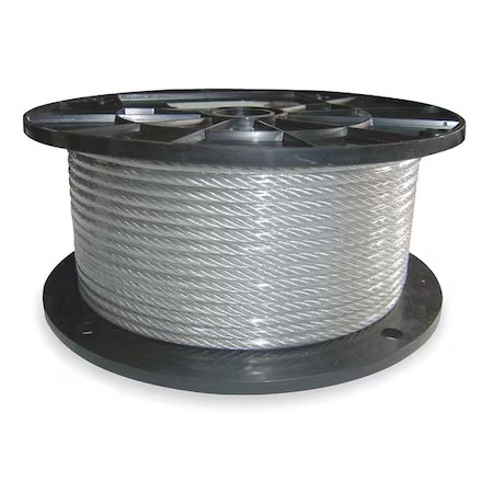 Cable, 1/32 In, L 100 Ft, Wll 30 Lb, 2Tak7