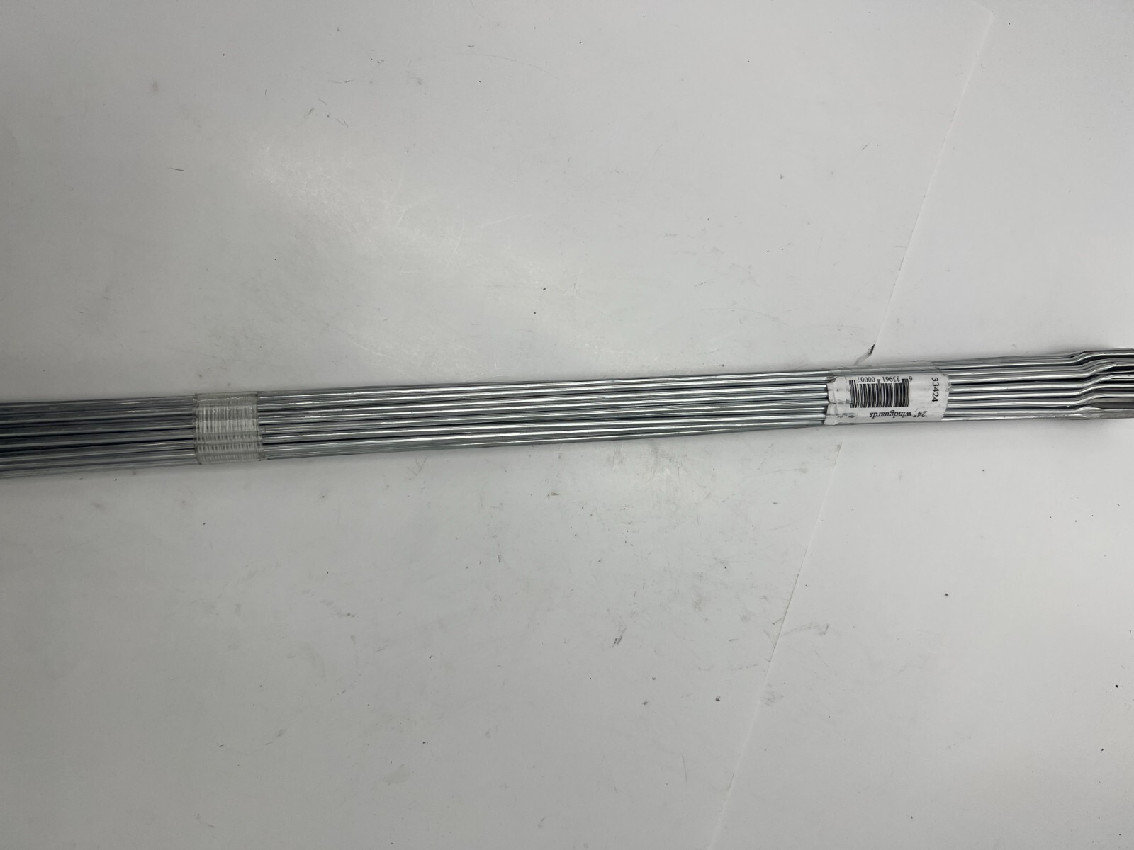 (QTY 10) 24″ Long Wind Guard Steel 33424 Silver/Gray Color Replacement