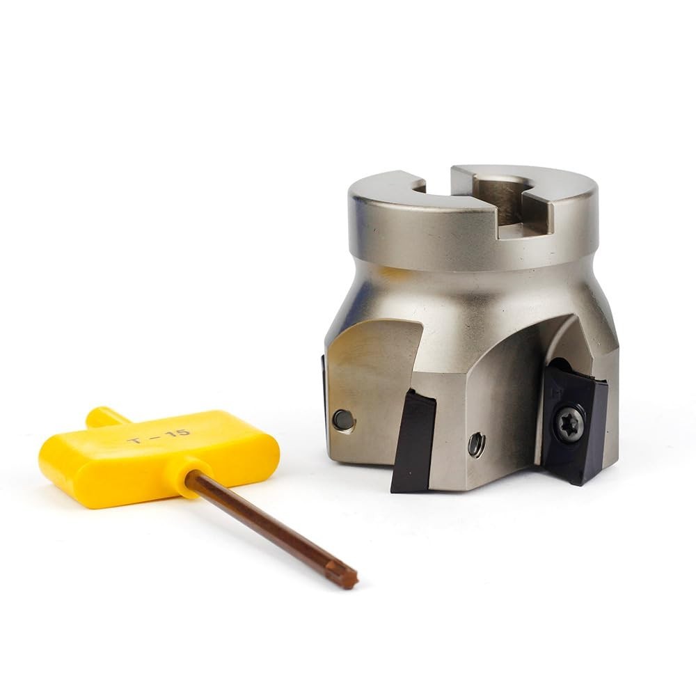 90 Degree Square Shoulder Indexable Face Mill with 5 Pcs APKT1604 Carbide Insert