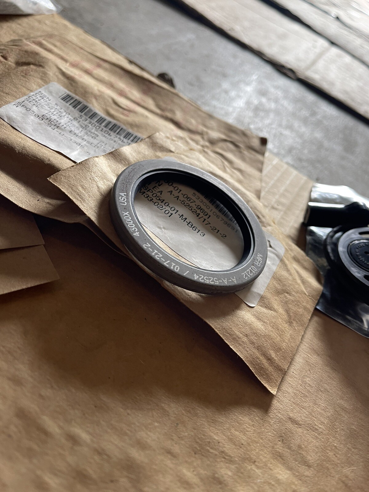 NOS Plain Seal AA52524/17A-21-2 MS51920-21-2 21101 5330-01-067-9691