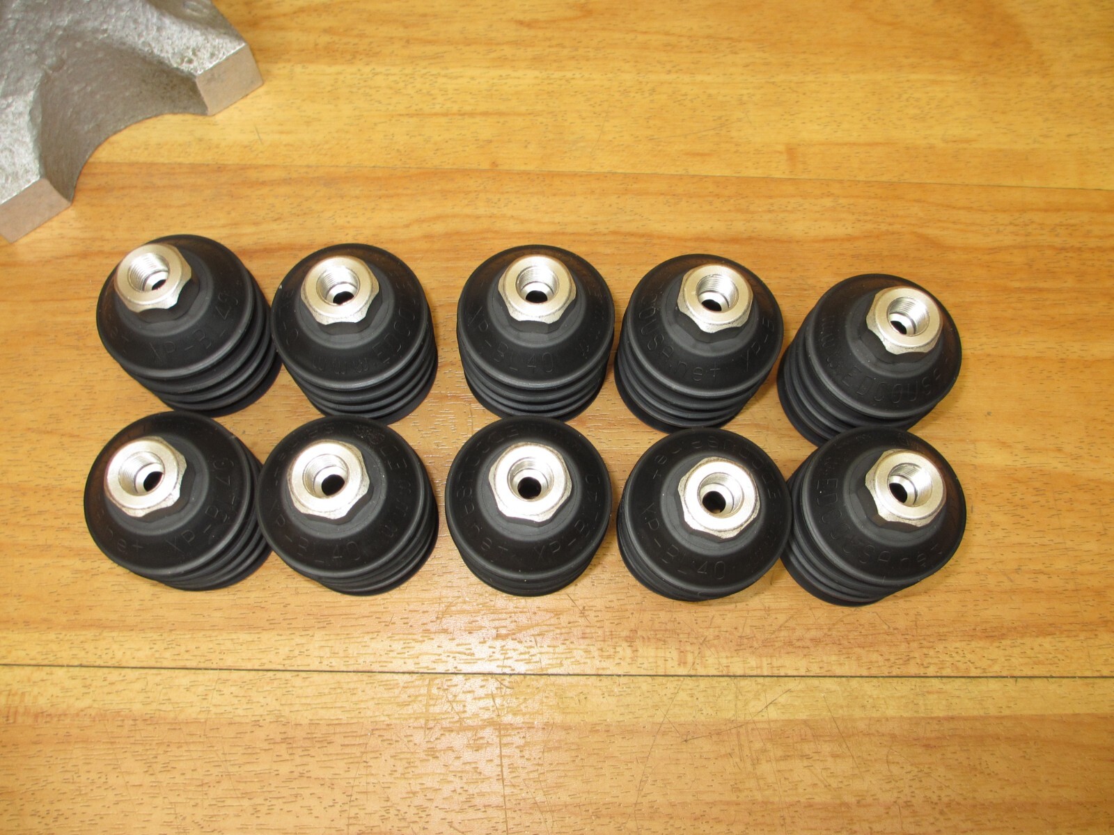 Edco XP-BL40N-18F (LOT OF 10) *NEW* Vacuum Cup Multi Bellows 40mm XP-BL40N