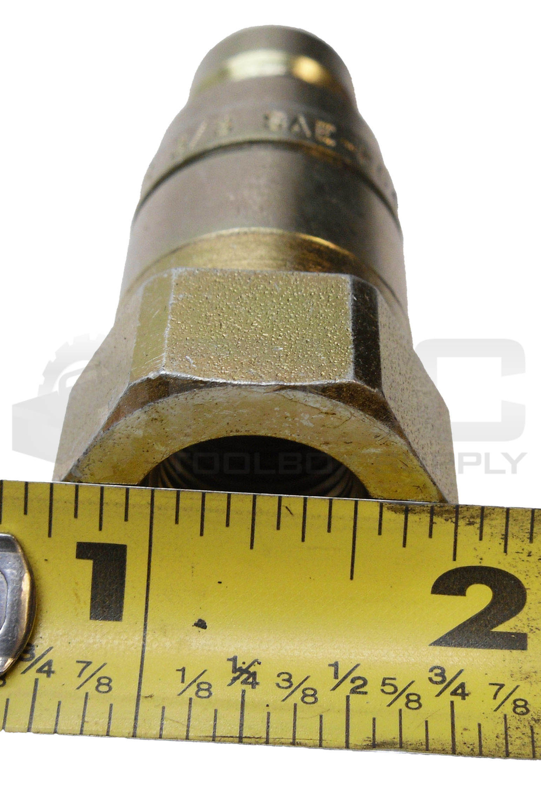 LOT OF 2 NEW KQM6H FLAT FACE COUPLER 3/8″ SAE-K04