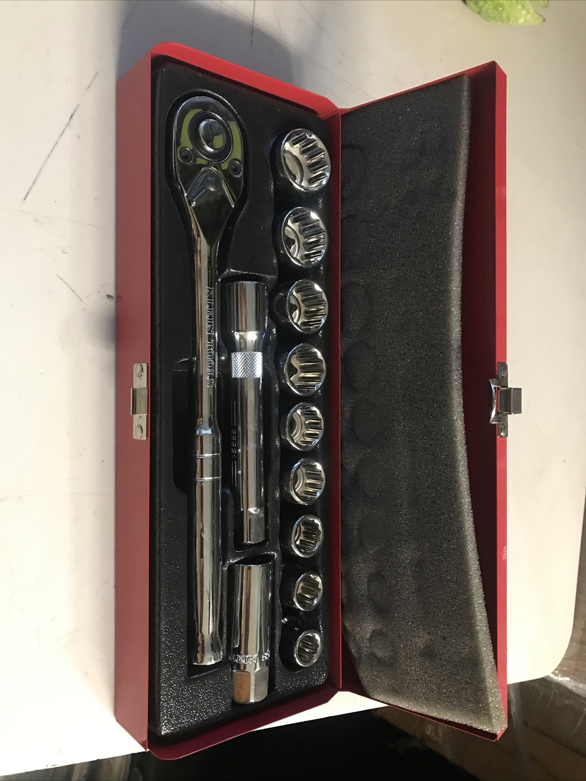 1/2-Inch Drive Socket Wrench Set, 12-Piece Klein Tools