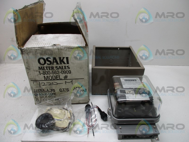 OSAKI ELECTRIC 7220 OW09HT WATTHOUR METER NSMP