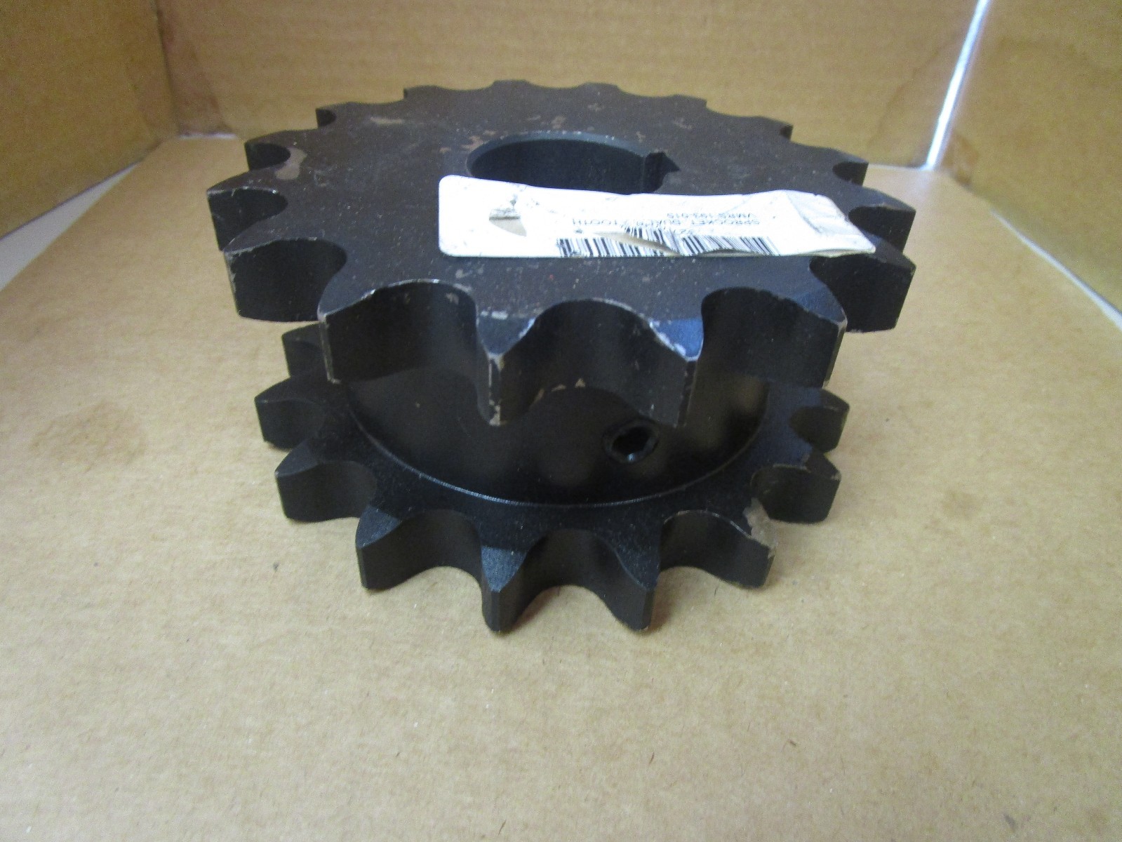 MARTIN SPROCKET DS16A16 DOUBLE SINGLE 1-9/16″ BORE 15/32″ KEYWAY 16 TEETH