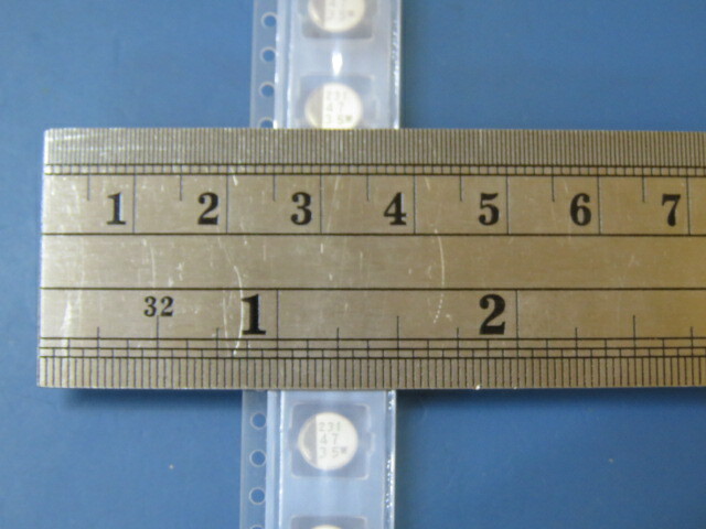 NIC COMPONENTS NACEW470M35V6.3X6.3TR13 Qty of 200 per Lot CAPACITOR, ALUMINUM E