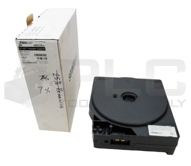 STRATASYS SR-30 SOLUBLE SUPPORT 7% 56CI 340-30500 108187 *READ*