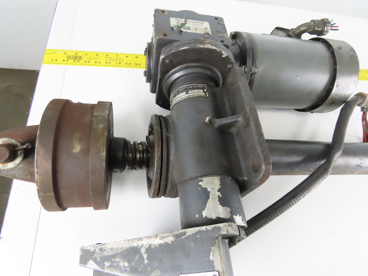 Joyce Dayton 10 Ton Machine Comdrive 36″ Screw Jack W/ 575V 3Ph Motor & Limit