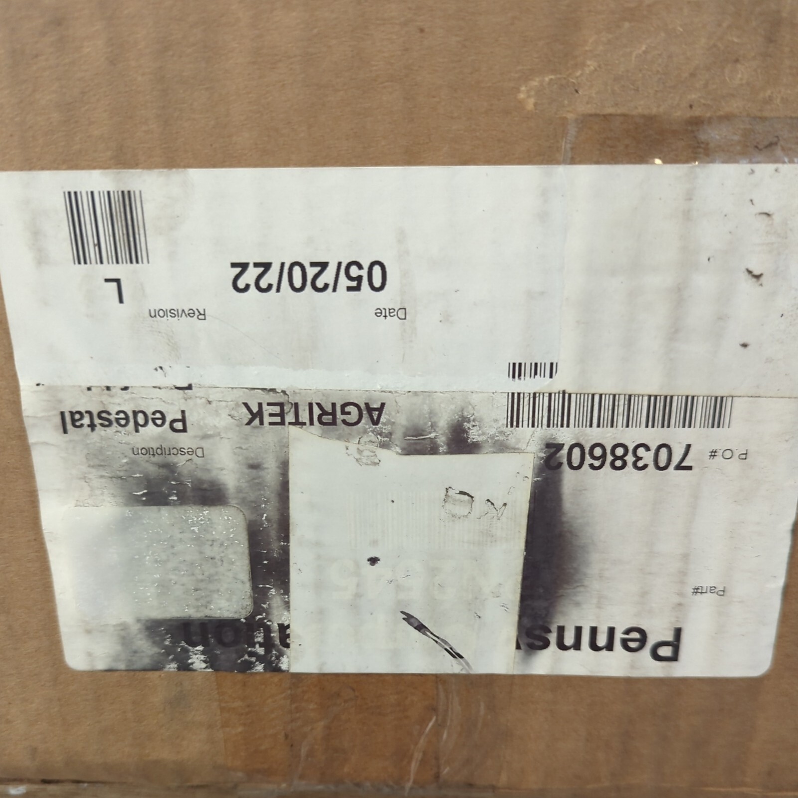 Pennsy Pedestal Roof Liner PN2545 Case of 20