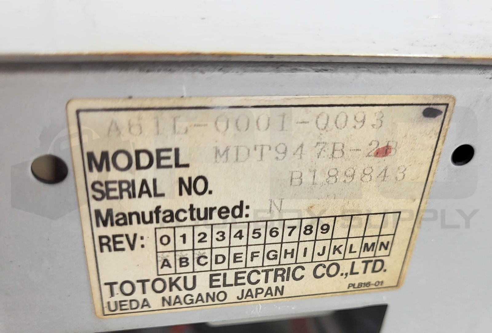 FANUC A02B-0120-C041/MAR 9″ CRT MDI W/ MDT947B-2B A61L-0001-0093 W/ E8069PDA