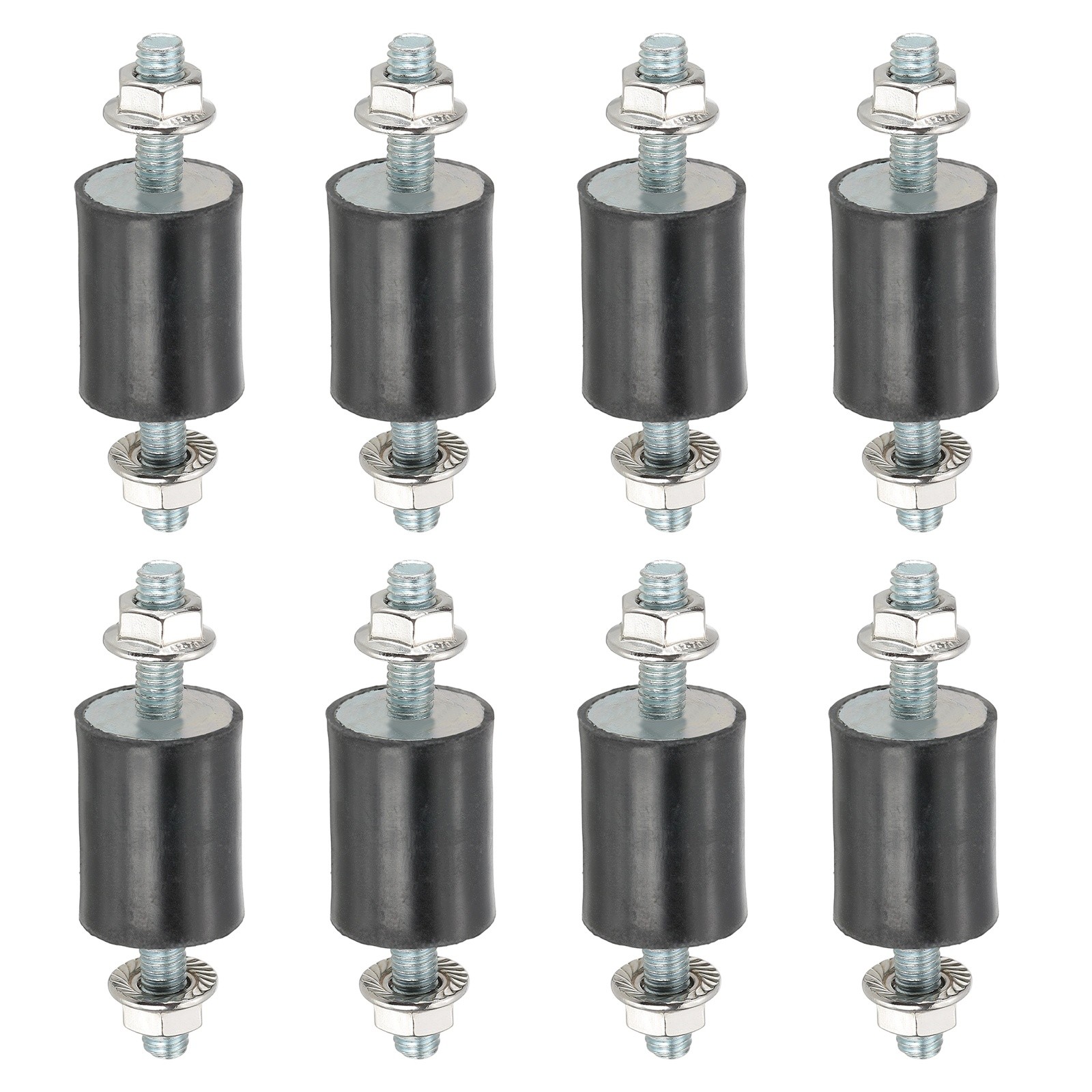 M5-20x20mm Rubber Isolator Mounts Vibration Studs Shock Absorber, 8Pcs (50mm)
