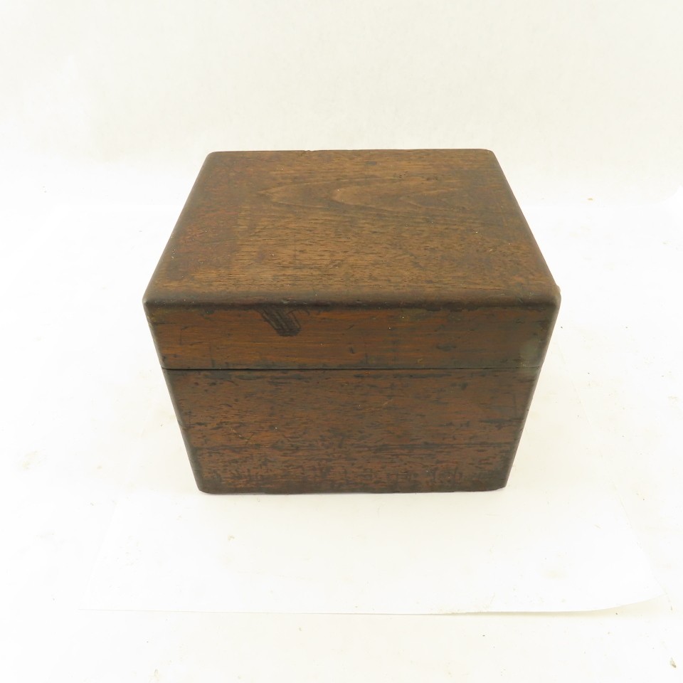6″ x 7″ x 5-1/2″ Tall Wooden Tooling Storage Case Holder 3/8″ 1/2″ Shank