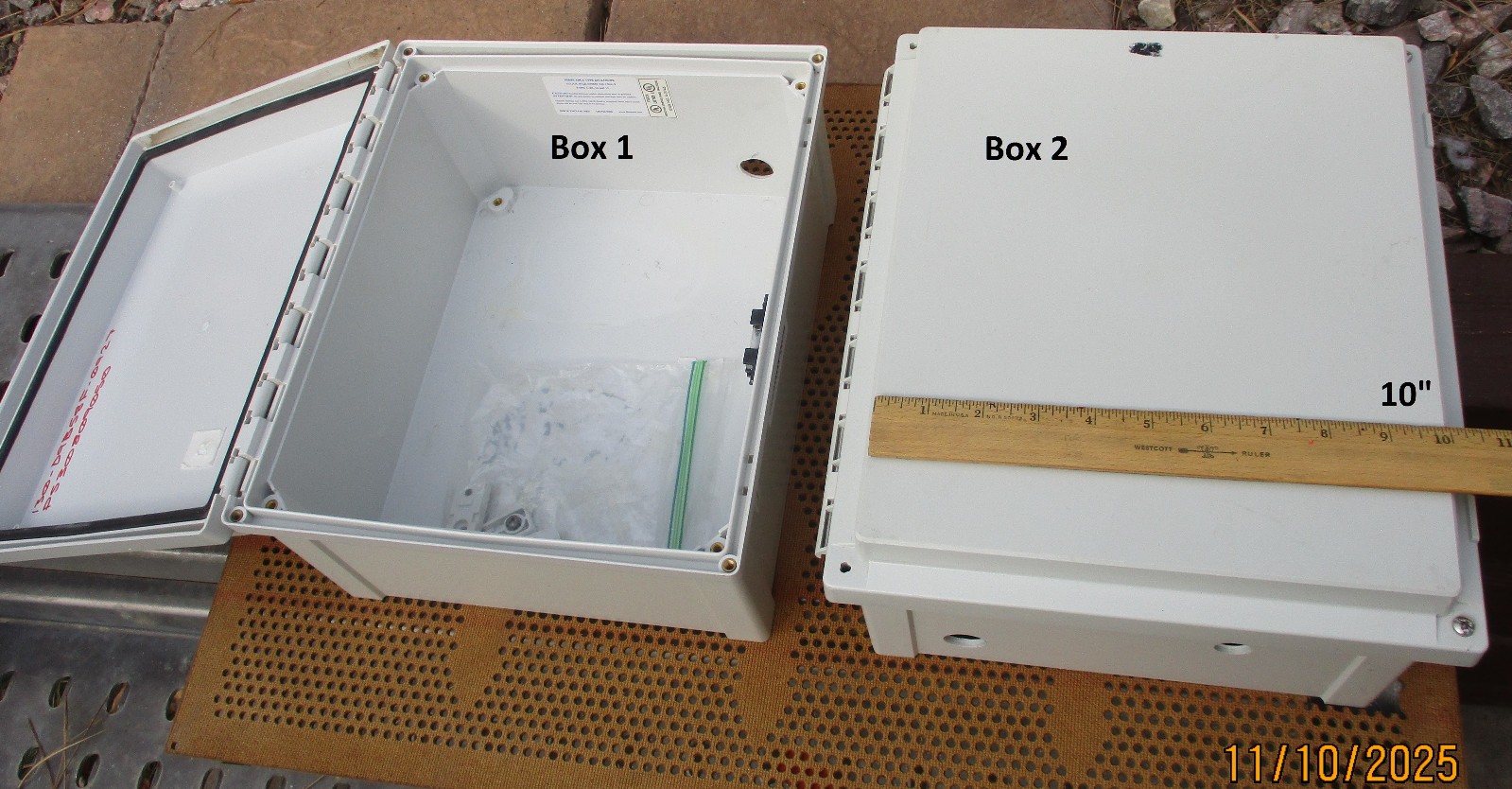 FIBOX ARCA UL Enclosure A-2746 Hinged Opaque NEMA, 10 x 12 x 6, 305 x 254 x 152