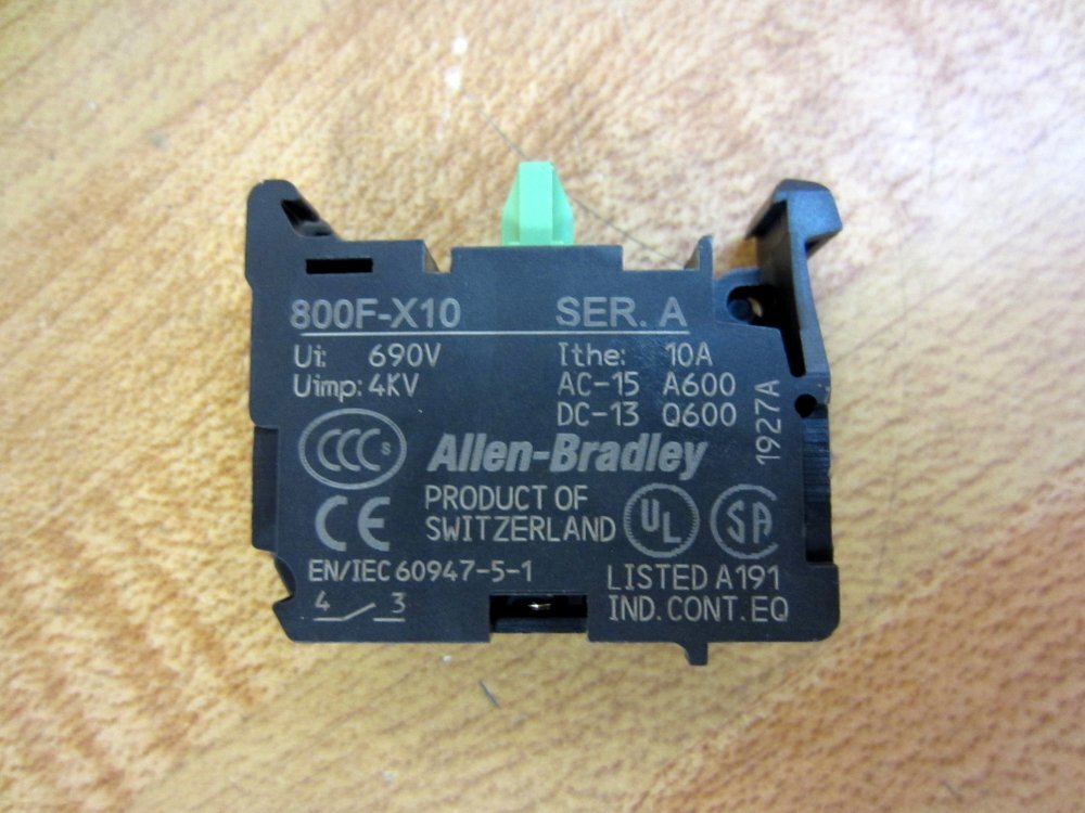 Allen Bradley 800FP-KM33PX20 Keyed Selector Switch 800F-X10