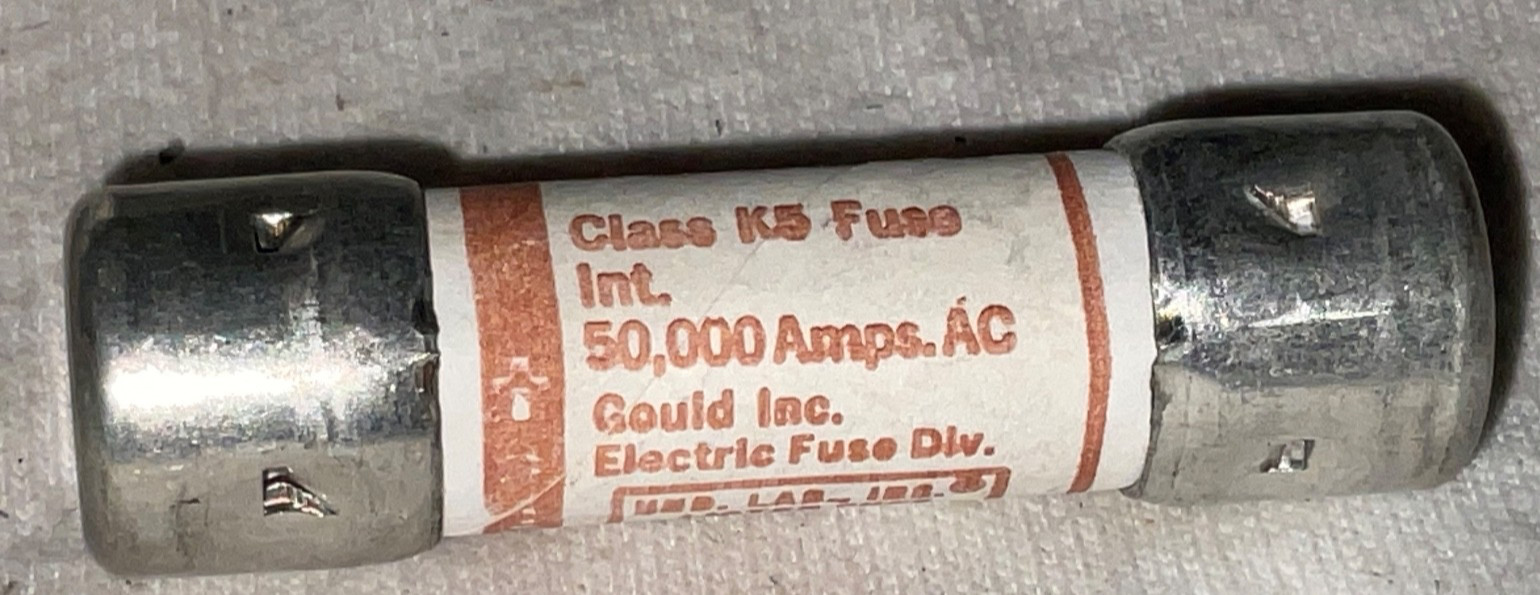 LOT OF 4 GOULD SHAWMUT OT6 6A ONE-TIME FUSES NEW OLD STOCK!