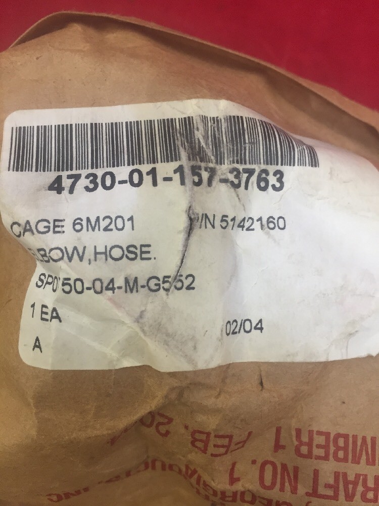 ONE NEW DETROIT DIESEL Hose Pipe Elbow 5142160