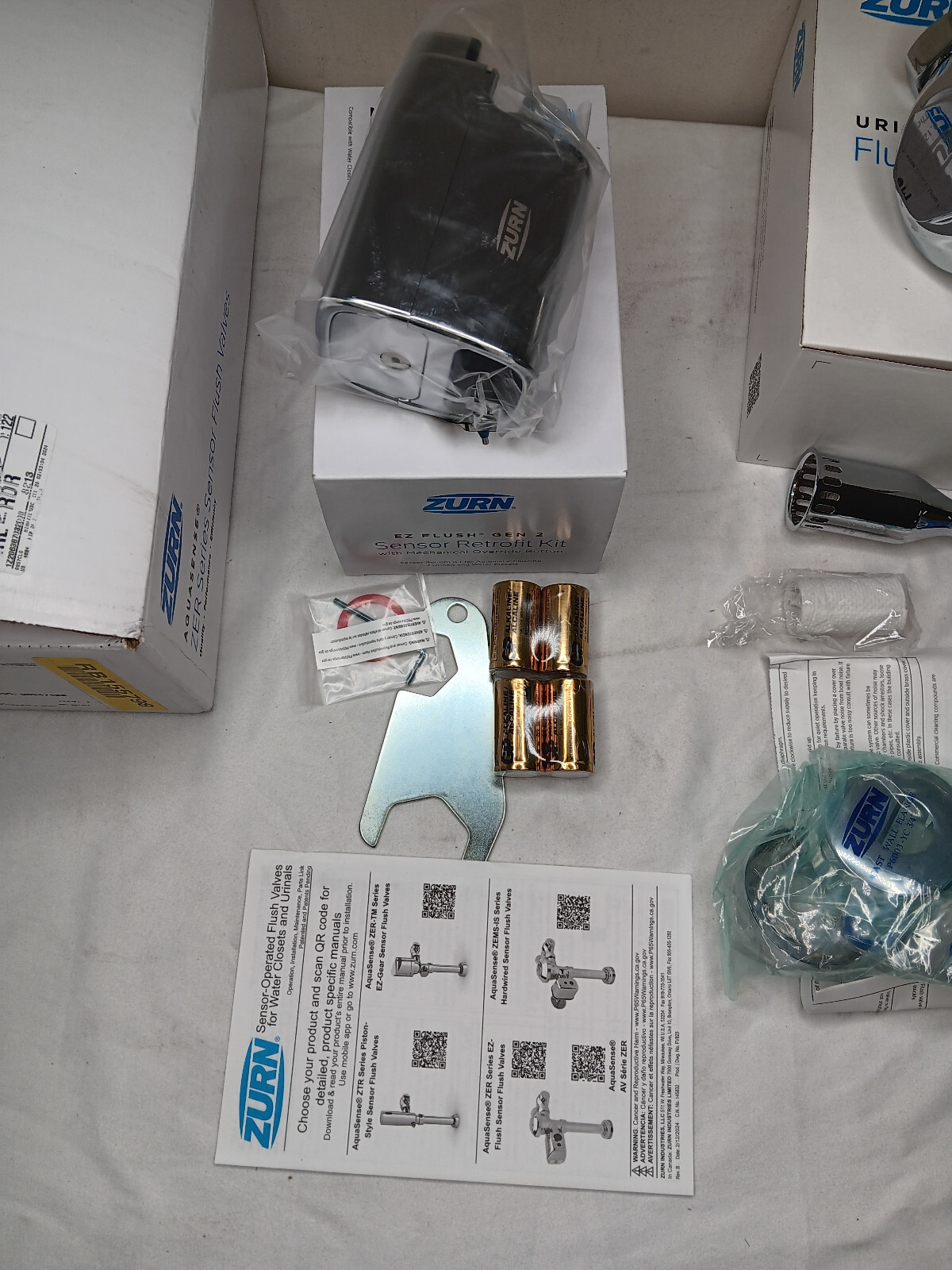 Zurn ZER6003AV-ULF-SM AquaSense 0.125 GPF Sensor Flush Valve