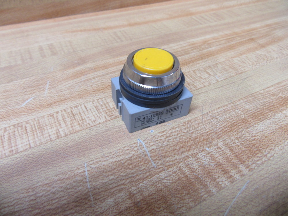 IDEC 41-10650 Izumi Push Button ABS Yellow