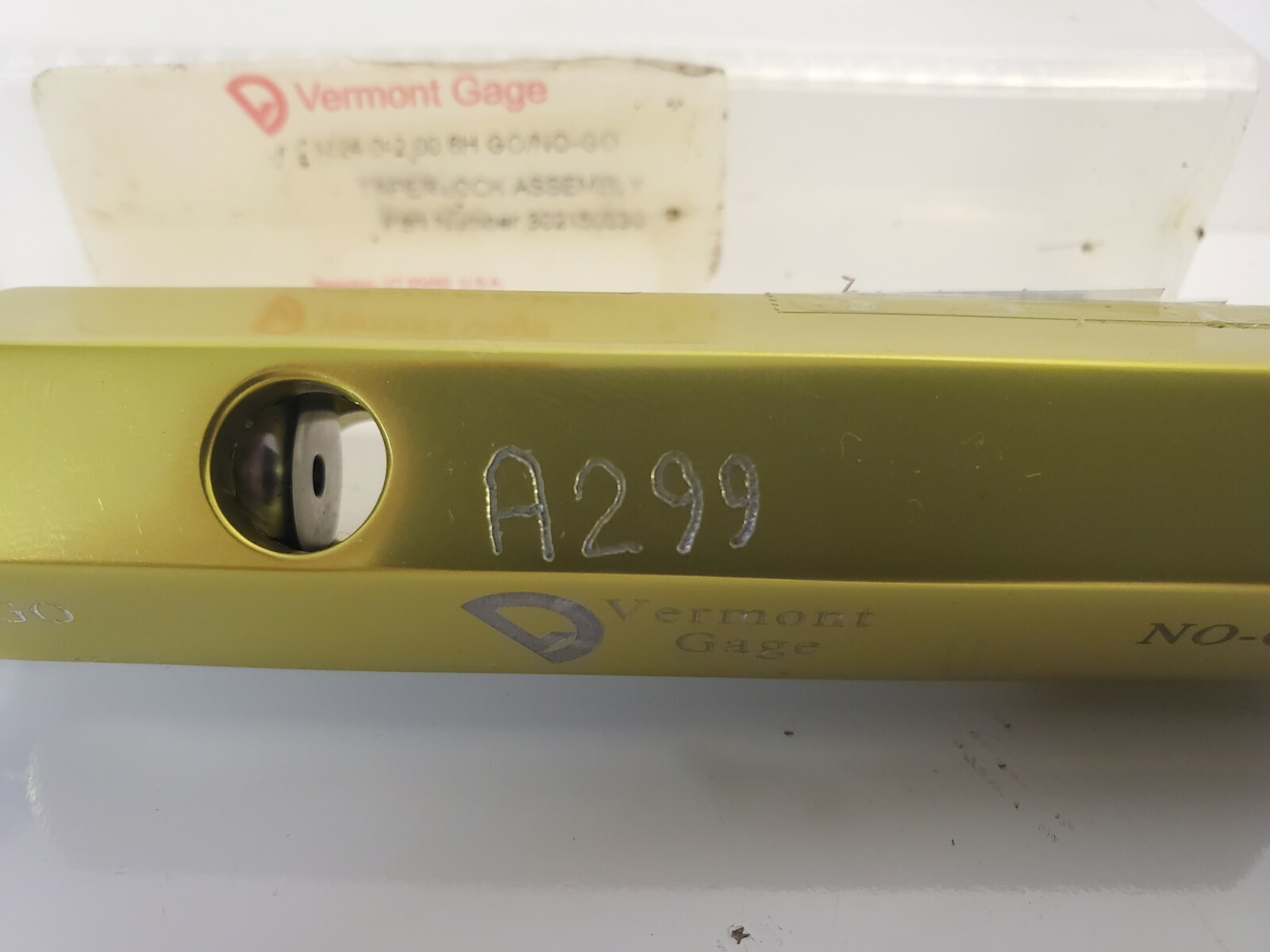 GUARANTEED! VERMONT GAGE 22.701 GO M24.0 X 2.00 6H 22.925 NO GO GAUGE A299