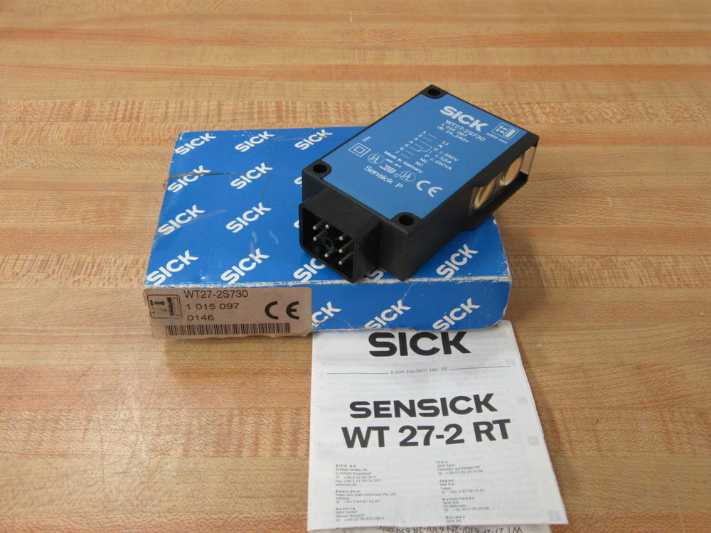 Sick WT27-2S730 Proximity Photoelectric Sensor WT272S730