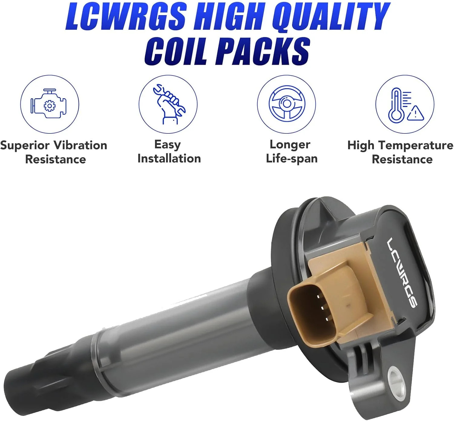 Set of 6 Ignition Coil Pack and Spark Plugs for 3.5L Ford F150 Explorer Expediti