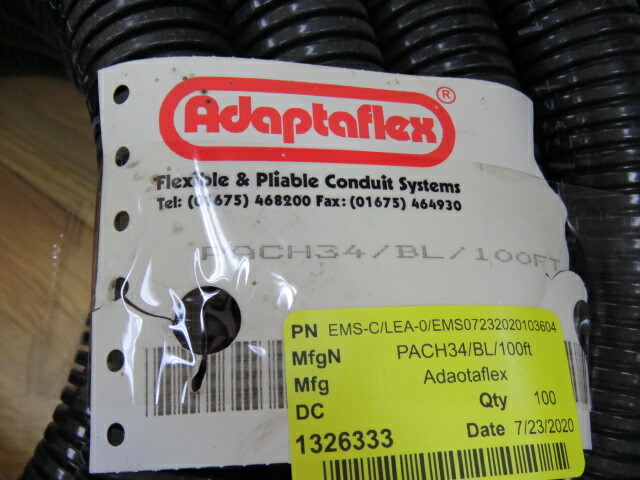 ADAPTAFLEX PACH34/BL/100ft Heavyweight Conduit; 34mm; NW29;