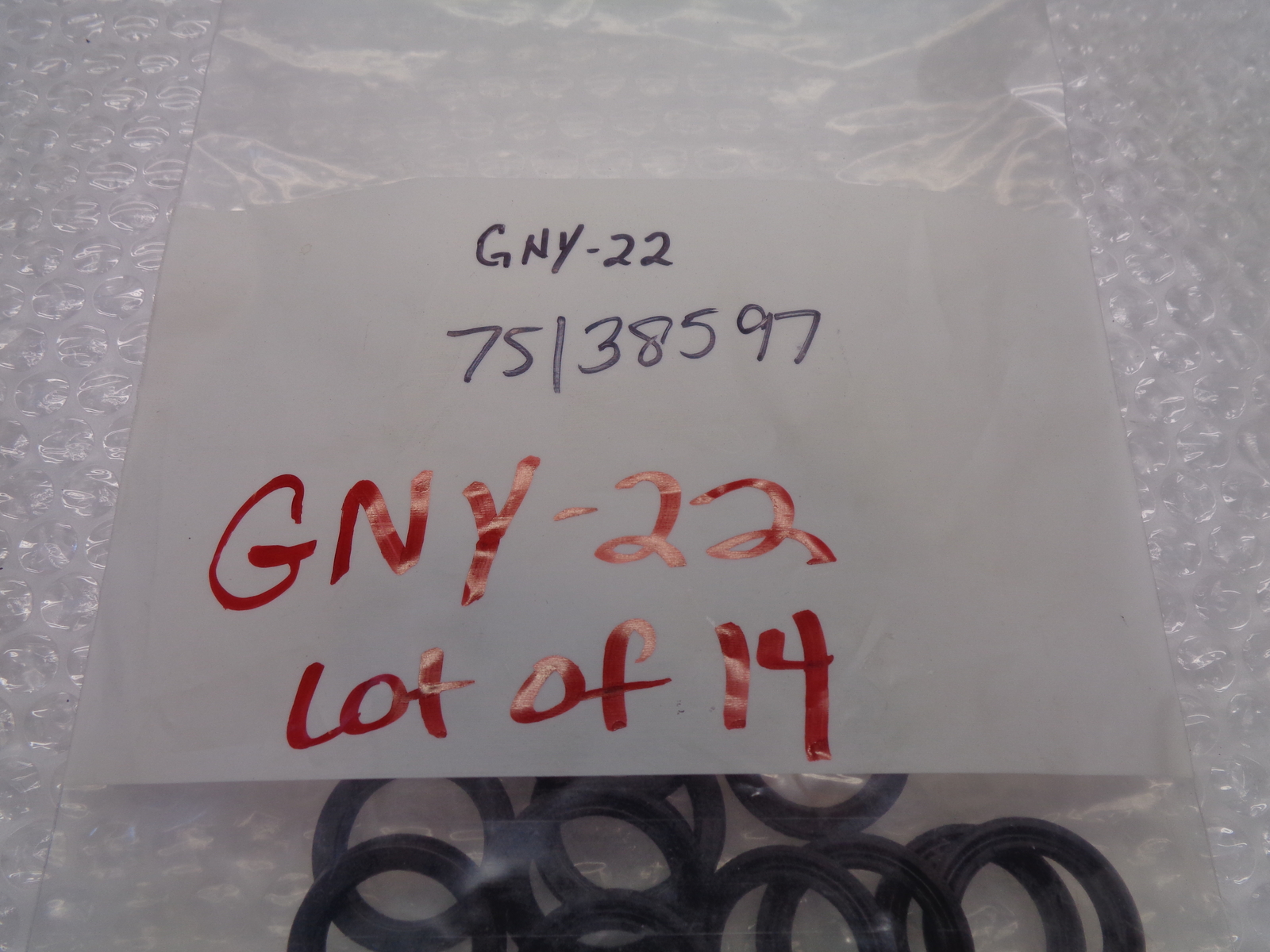 INDUSTRIAL SPARE GNY-22 75138597 SEAL LOT OF 14 NSNP
