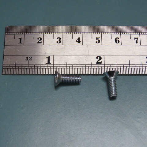 PFC 90273A1942 Qty of 205 per Lot FLAT HEAD S 8-32 x 1/2 in L PLATED