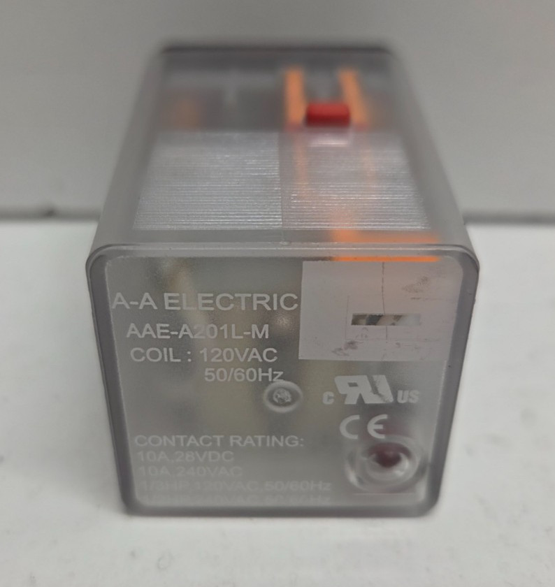 NEW NO BOX! AA ELECTRIC 10A DPDT 120V COIL RELAY AAE-A201L-M