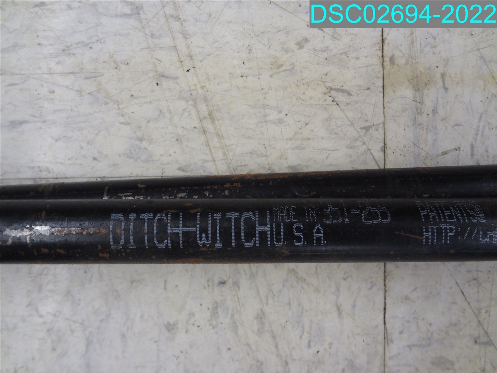 QTY=2: Ditch-Witch 351-255 BLACK BAR 64″ X 1-1/4″ X 1-1/4″