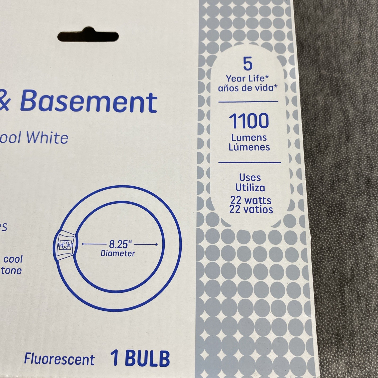 GE Lighting FC8T9/CW Circline Fluorescent Lamp 8″ 22W 4100K Cool White NEW✅