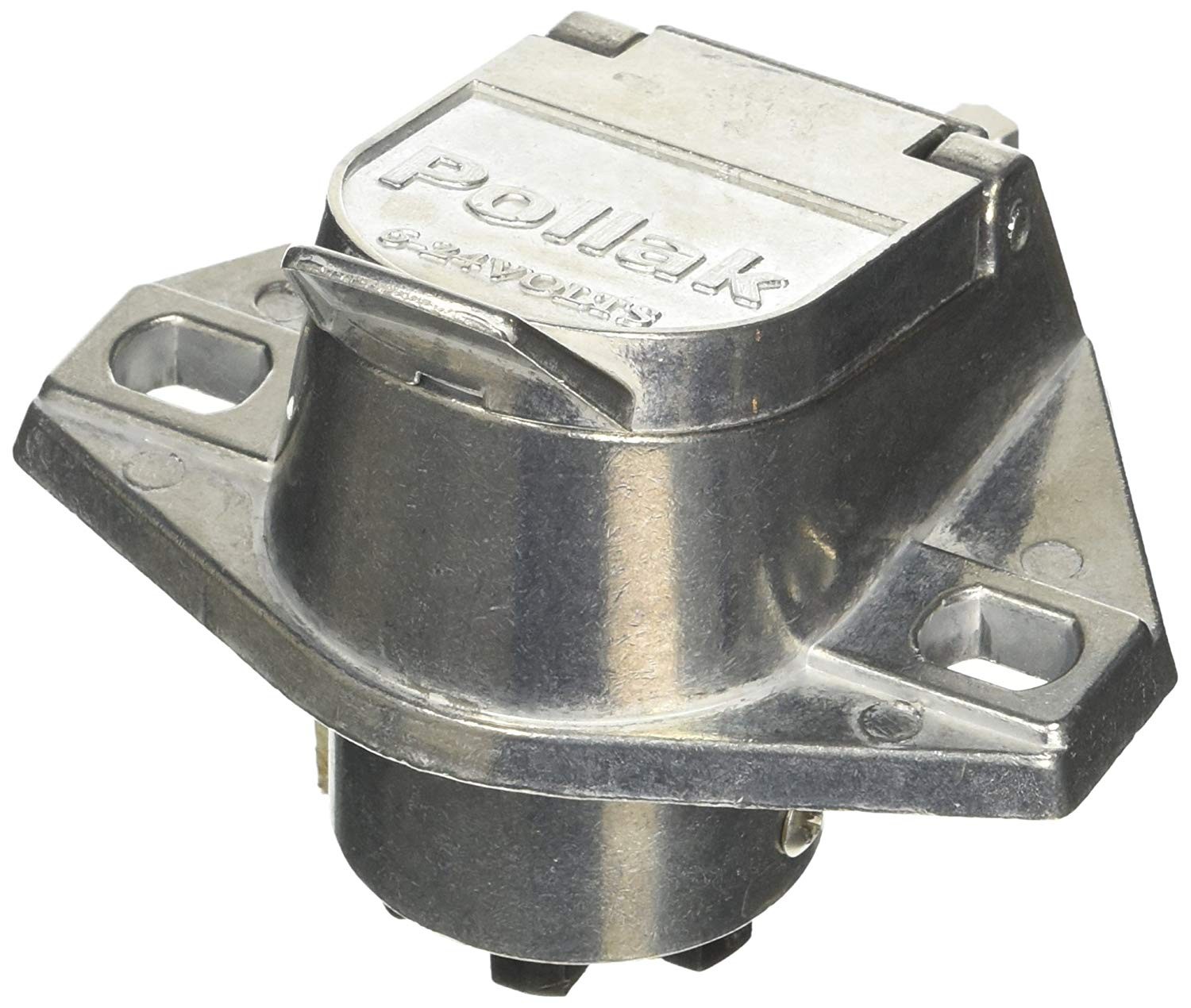 Pollak 7-Way Connector Socket, Die Cast With Solid Pins Packaged – 11-720EP