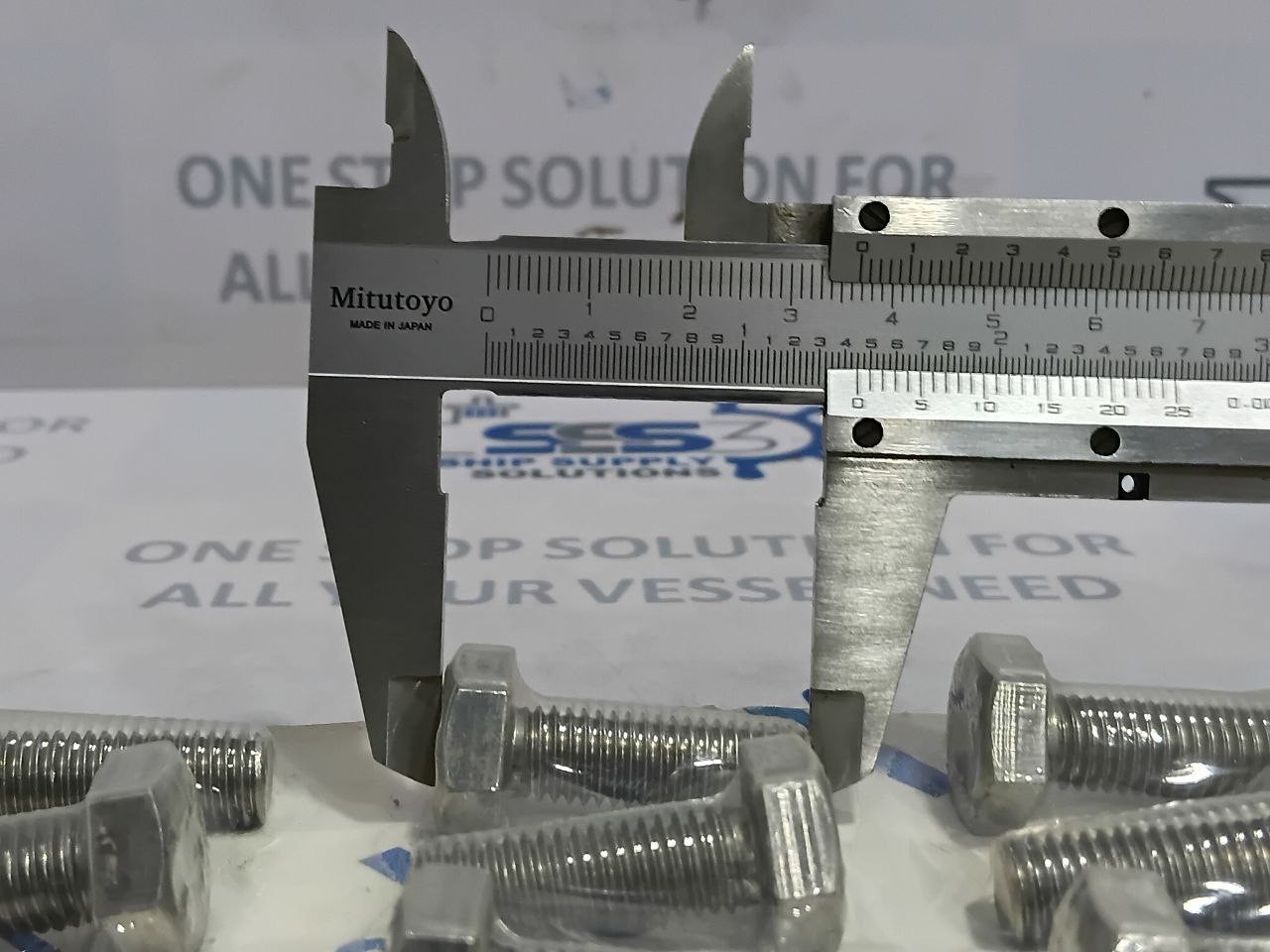 KSB Stainless Steel Hex Head Bolts M12 x 40mm Fully Threaded Marine Grade A2/A4