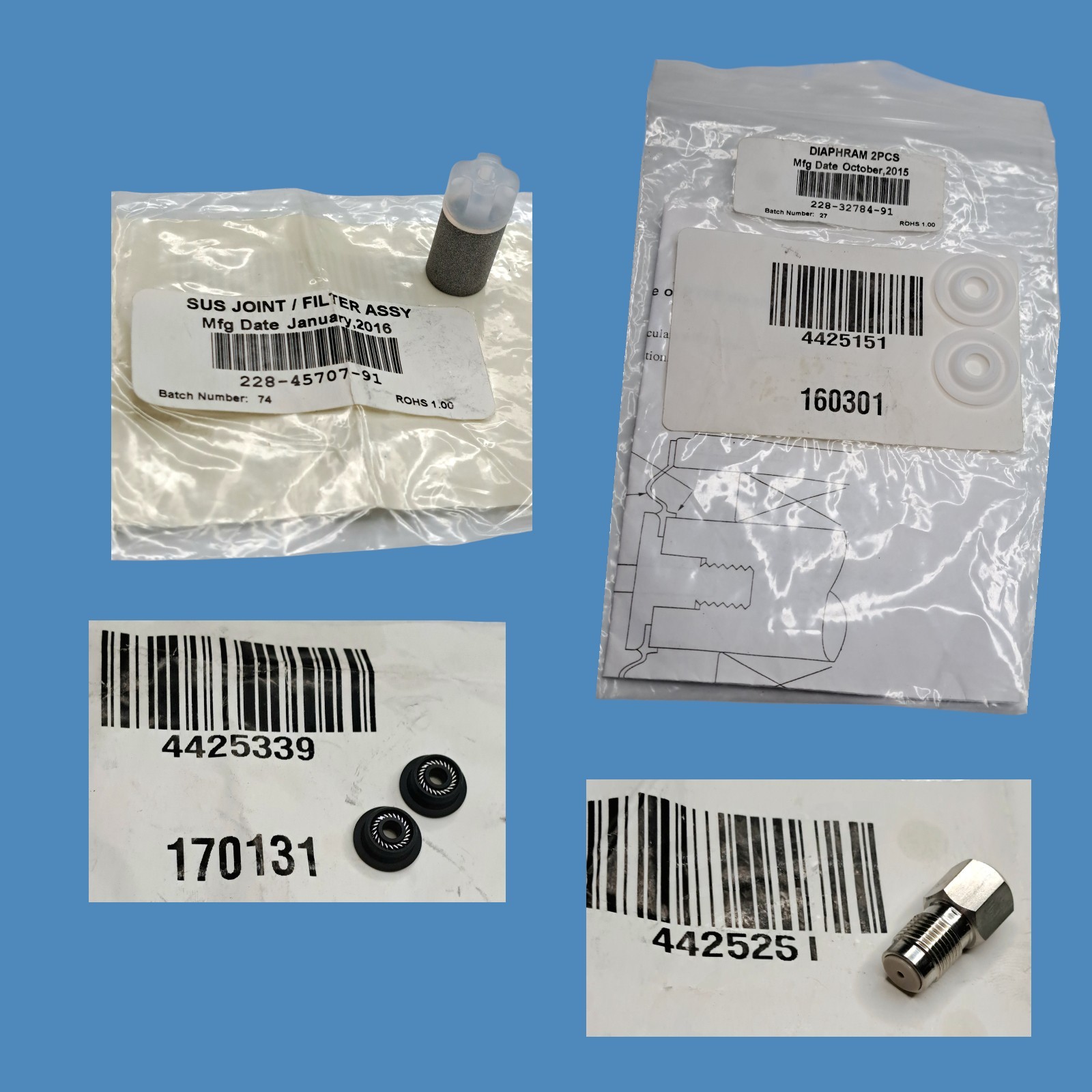 OEM Sciex 4443034/4443919 PM Kit for Shimadzu LC-20AD Sciencix CTS-21771 New