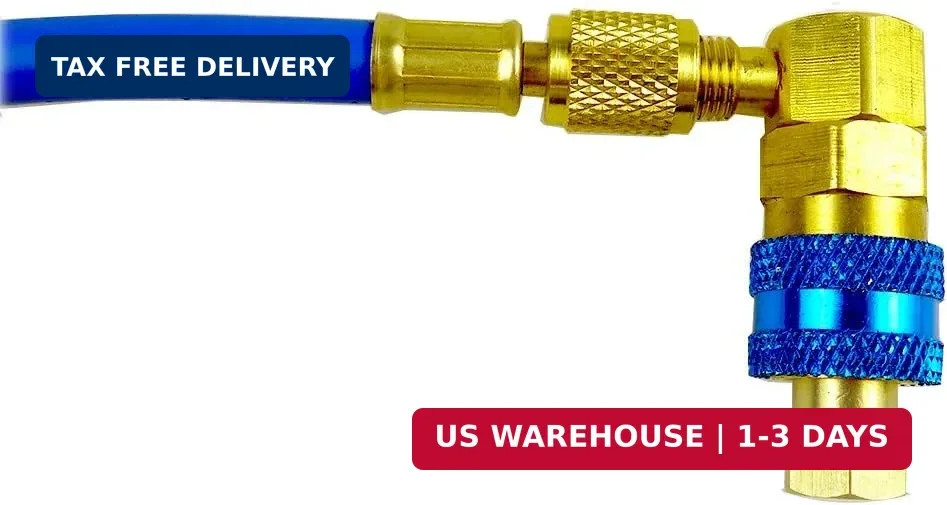 AC Oil Injector Tool Fit for C R134A R12 R22 Oil and Dye Injector Refrigerant To