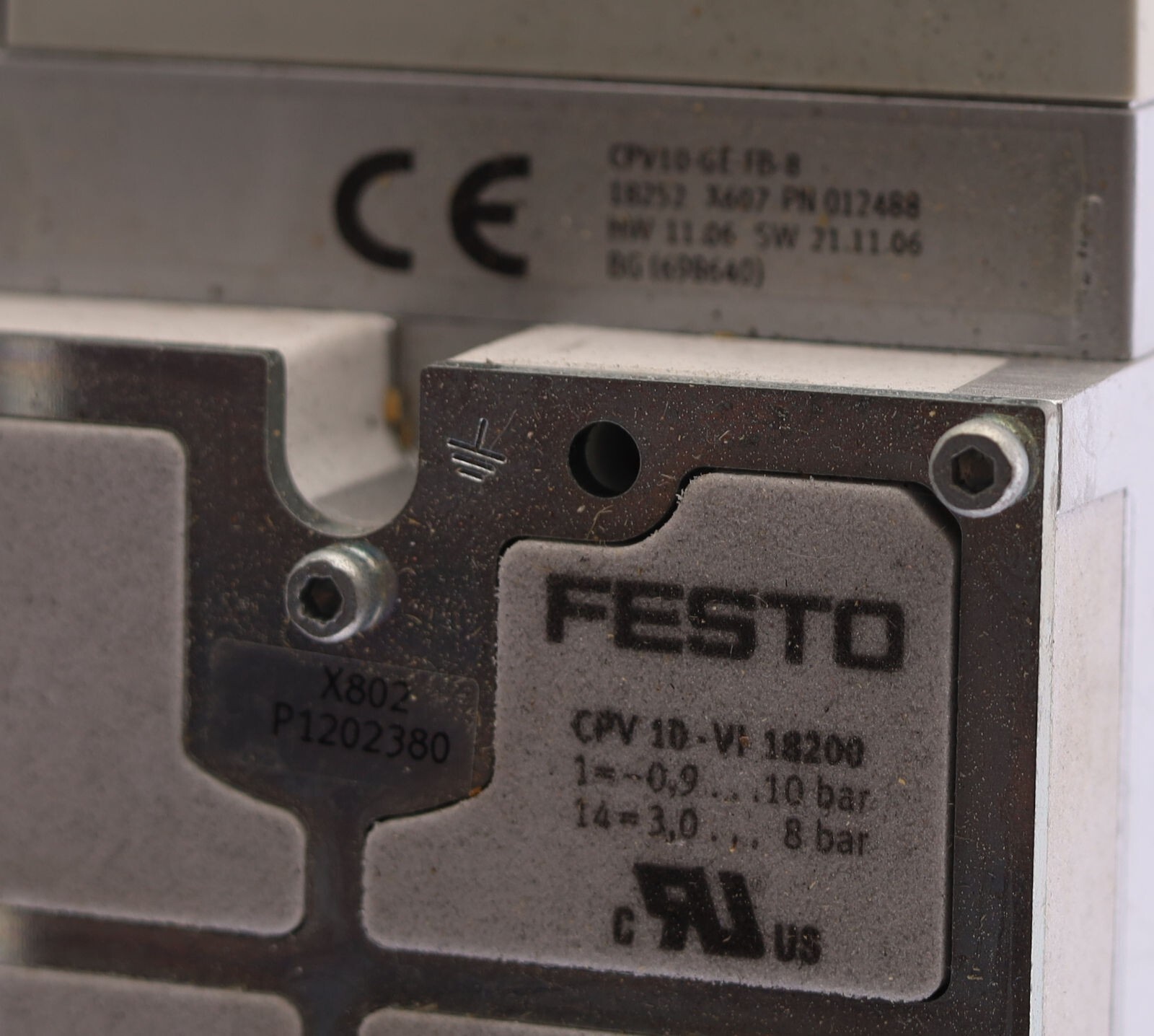 FESTO 152423 + 18200 + 8X 161416 + CVP 10-VI 18200 +18252
