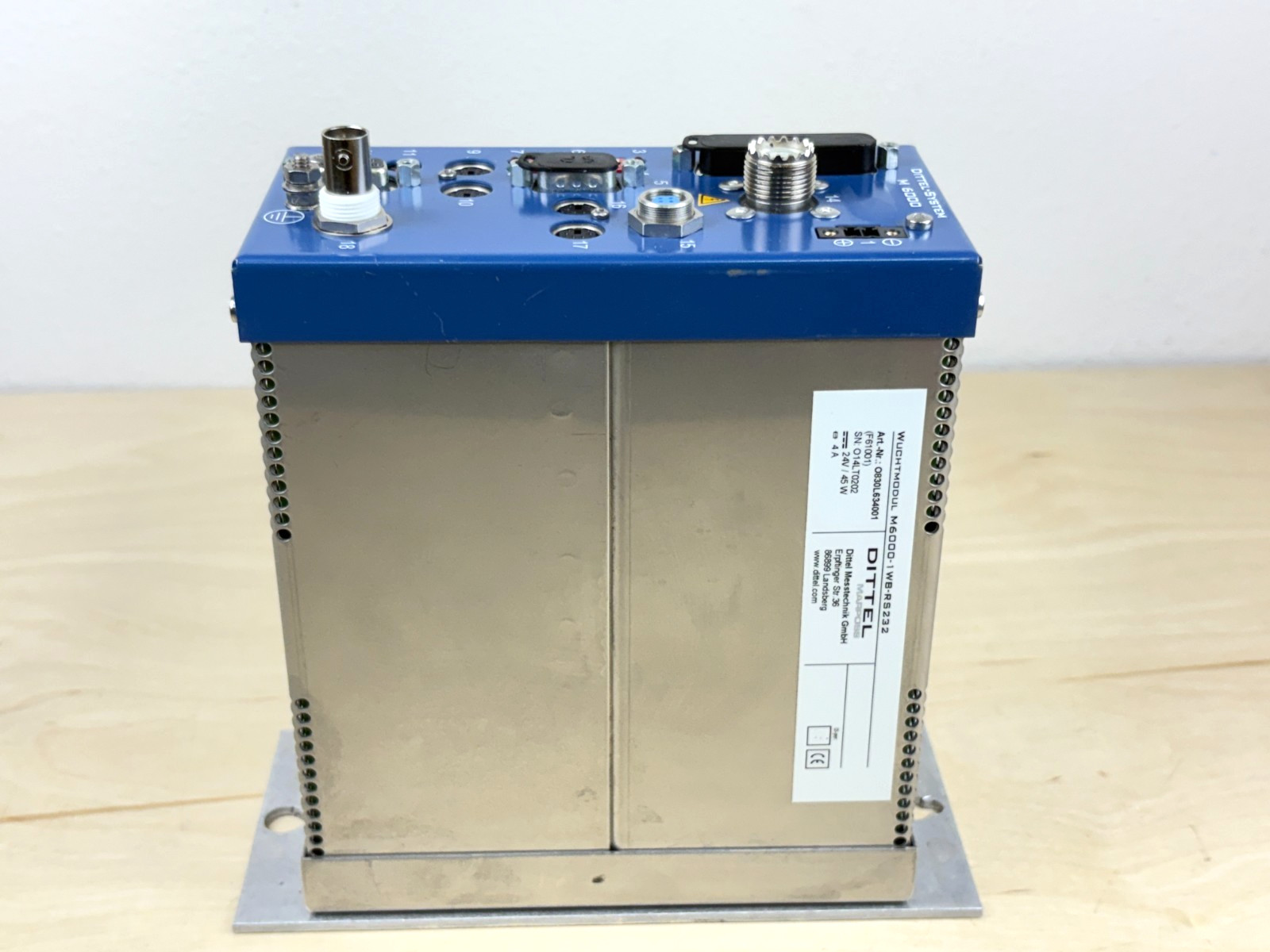 Dittel Marposs M6000-1 WB-RS232 Balancing Module, O830L634001, F61001