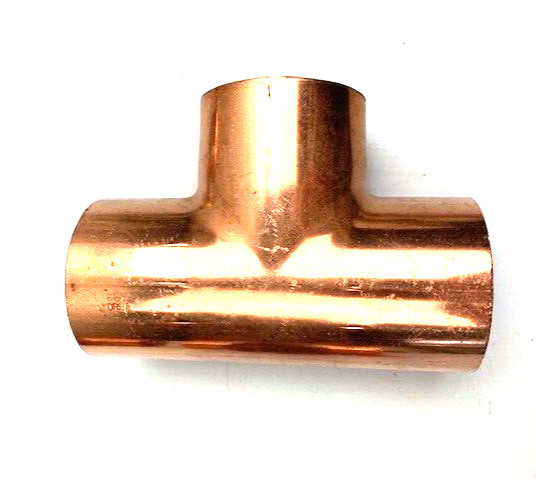 Everflow 2 1/2″ x 2 1/2″ x 2 1/2″ Sweat Copper Tee