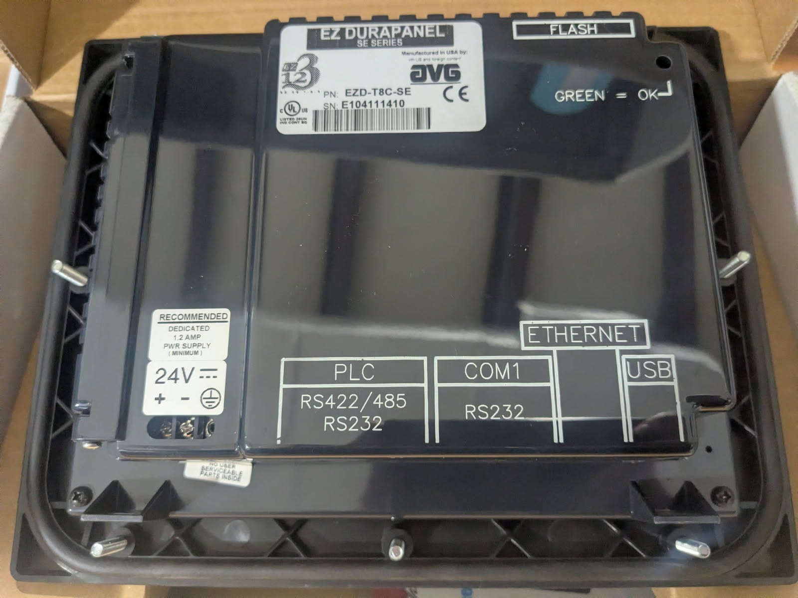 EZ AUTOMATION EZD-T8C-SE-8″ TFT COLOR TOUCHSCREEN – NEW OPEN BOX